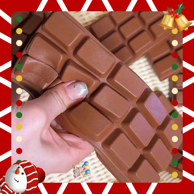 Squishy chokladkaka antistressleksak