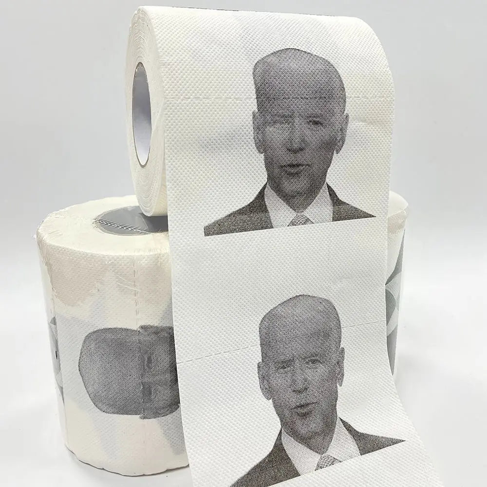 Joe Biden skämt-toalettpapper